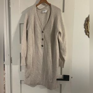 Off White Sweater Dress